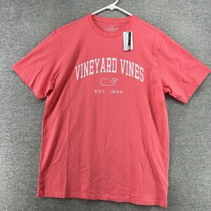Vineyard Vines T Shirt Men Size Medium Coral Red Short Sleeve NEW